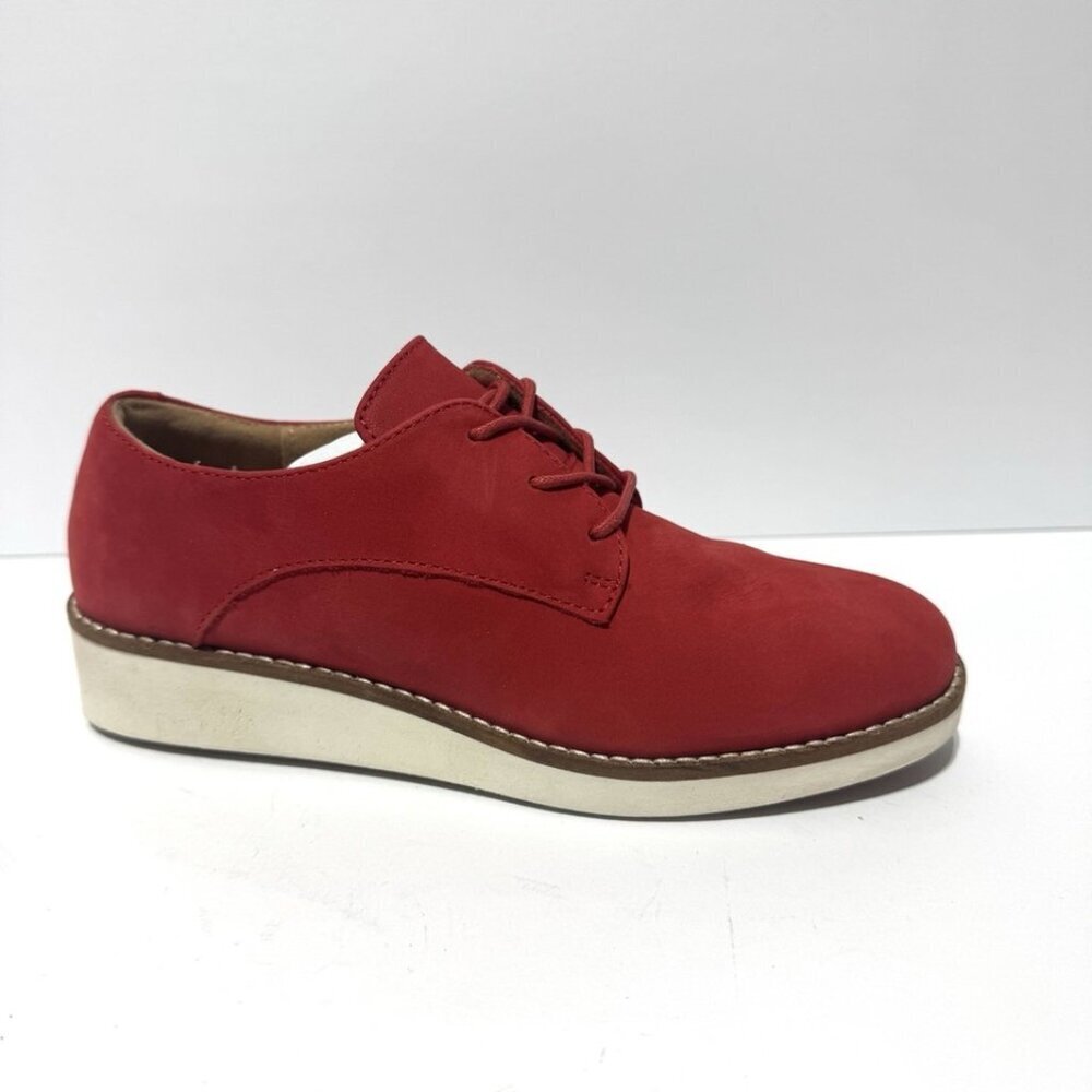 Softwalk Womens Willis Oxford Red Size 6 Narrow